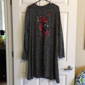 Floral Sweater Dress